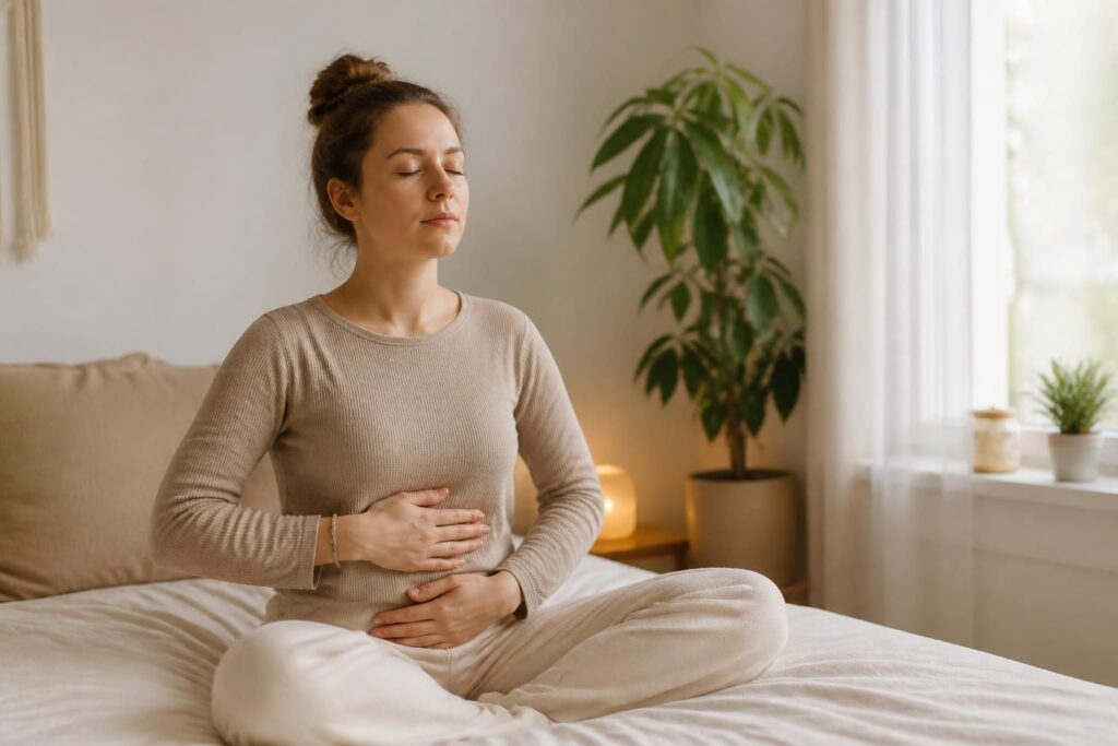 découvrez des techniques d'automassage du ventre efficaces pour soulager les ballonnements et stimuler votre digestion naturellement.