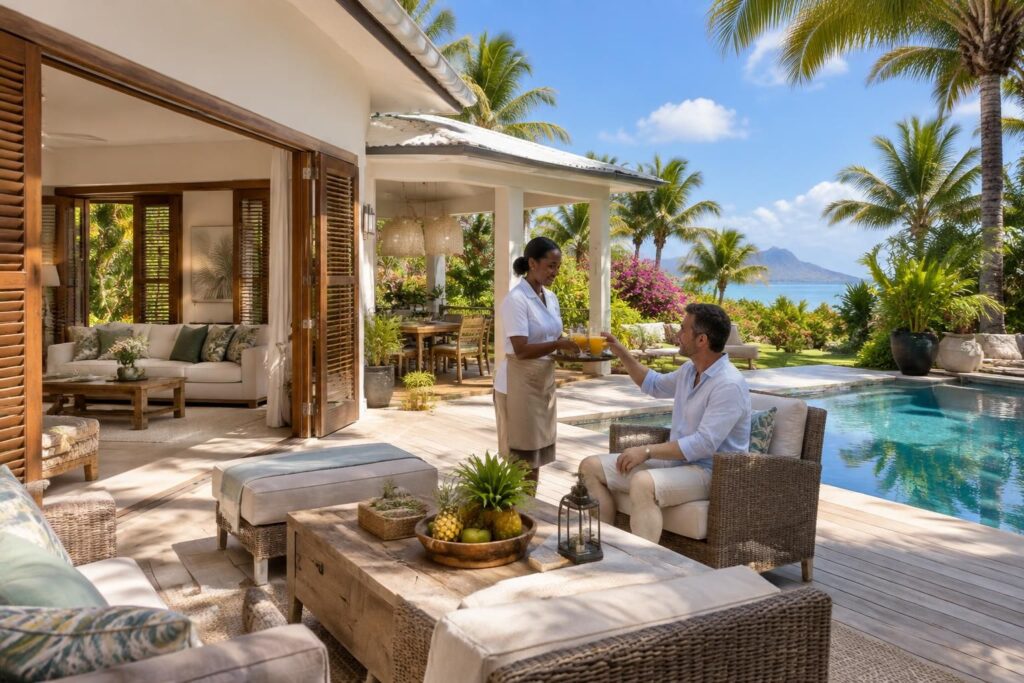 découvrez nos options de location de maison à l’île maurice, pour un séjour longue durée ou avec personnel à domicile.