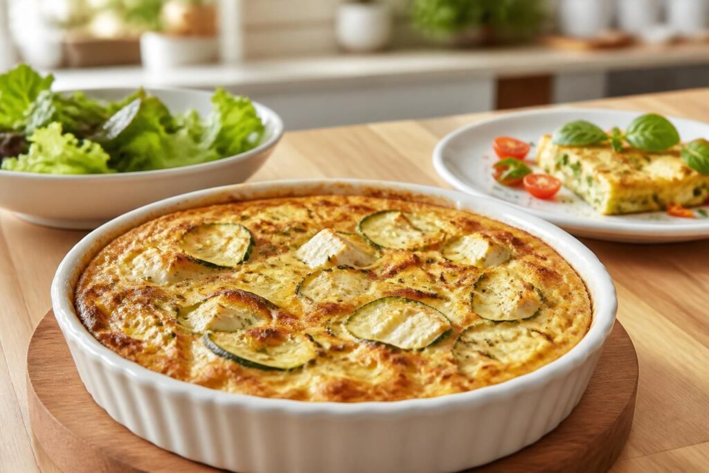 découvrez nos recettes savoureuses de quiche sans pâte aux courgettes et chèvre frais, avec des variantes gourmandes pour tous les goûts.