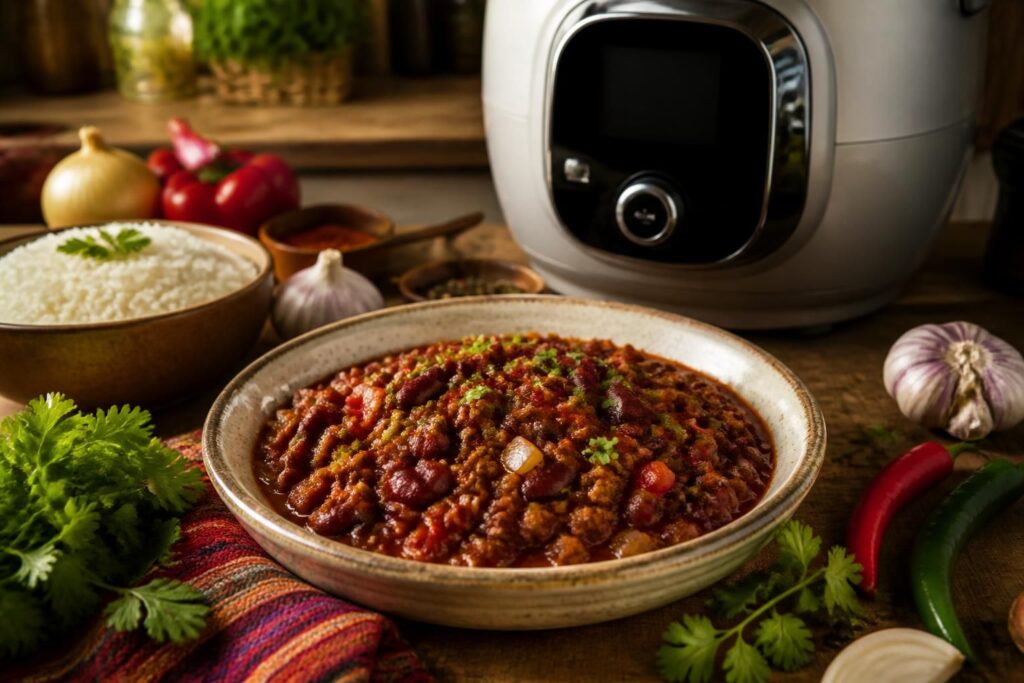 découvrez notre recette traditionnelle mexicaine de chili con carne à la viande, accompagnée d'astuces pratiques pour la préparer facilement avec votre cookeo.